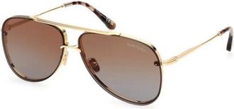 Tom Ford unisex, Accessoires, Geel, Maat: 62 MM