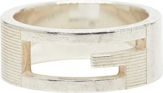 Gucci Silver Silver 925 Band Ring (Pre-Owned)
