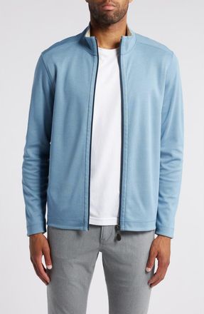 Johnston & Murphy XC4 Reversible Performance Golf Jacket in Blue at Nordstrom, Size Xxx-Large