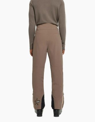 HUGO BOSS Mens Solid Patterned Straight Salopette - Cream - Size: 35/34