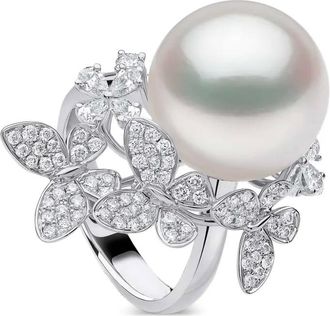 Yoko London Anello Contessa con perle e diamanti - Argento