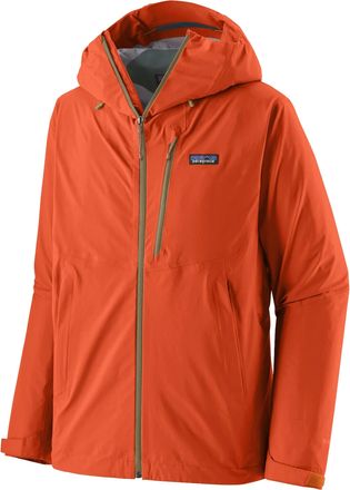 Patagonia Orange Granite Crest Rain Rain Jacket