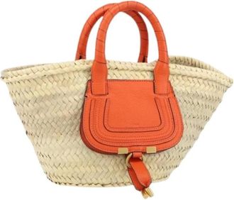 Chlo&eacute; Pre-owned Tote Bags, female, Orange, Size: ONE SIZE Pre-owned Tote Bag