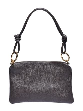 Anna Luchini Bordeauxrood Rundleer Tas
