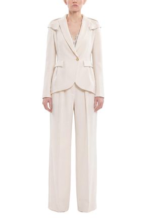 Saiid Kobeisy Ruffled Tailored Jacket