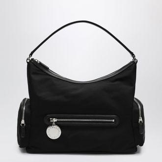 Stella McCartney Dartmoor shoulder bag in ECONYL, ultra black