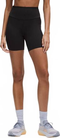 lululemon Fast And Free High-Rise 6 Short In Black