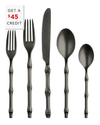 Mepra 5Pc Bali Flatware Set With $45 Credit
