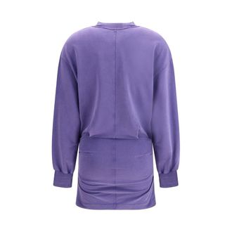The Attico Womens Purple Cotton Casual Dress