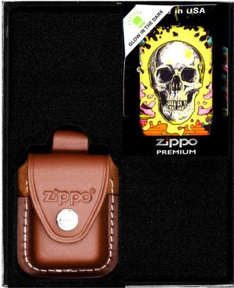 OEM Set De Regalo De 3 Encendedores Zippo Skull Design N.&deg; 2
