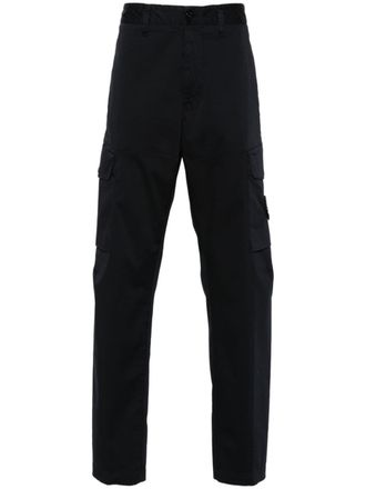 Stone Island Broek met Compass-logopatch - Blauw