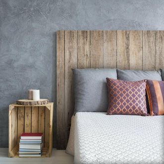 OEM Cabecero Cama Pvc Decorativo Econ&oacute;mico Madera Tablas Verticales Varias Medidas (100 Cm X 100 Cm)