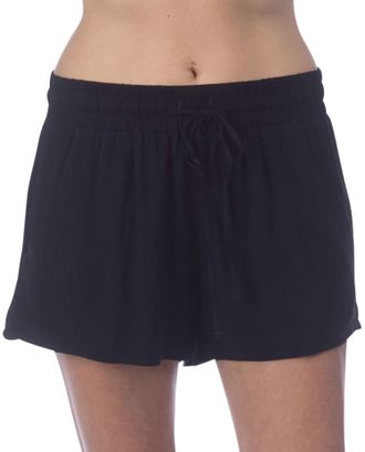 Green Dragon Drawstring Beach Short In Black