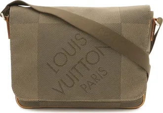 Louis Vuitton Earth Khaki Damier Geant Handbag Shoulder Bag (Pre-Owned)