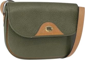 Dior Pre-owned Cross Body Bags, female, Green, Size: ONE SIZE Pre-owned Vintage Shoulder Bag