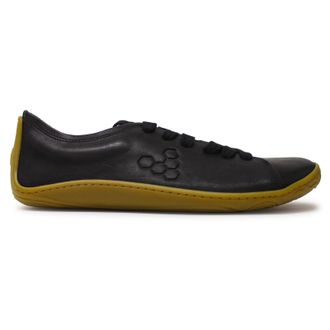 Vivobarefoot Addis Leather Mens Low Top Trainers - Black - Size:UK 11.5