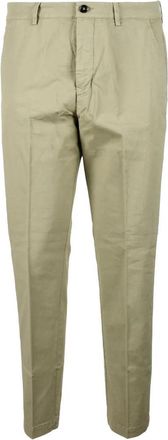 Truenyc Sage Green Stretch Cotton Pants