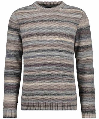 Ragman Rundhalspullover RAGMAN, Herren, Gr. 54, silber (silbergrau), 53% Wolle 47% Polyacryl, ohne Ausschnitt, Pullover Rundhalspullover