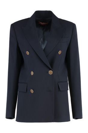 Max Mara Edicola Double-Breasted Wool Blazer