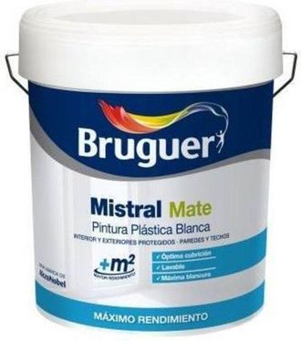 Mistral Pintura 15 Lts. Blanco Bruguer