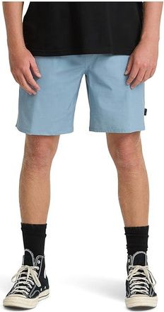 Billabong Crossfire Elastic Wave Washed Mens Shorts Blue Fog : XL 18, Cotton/Nylon/Polyester