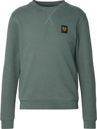 Belstaff Klassiek Sweatshirt - Heren - Sweatshirts - Groen - L - Katoen - Hoodies & sweatvesten