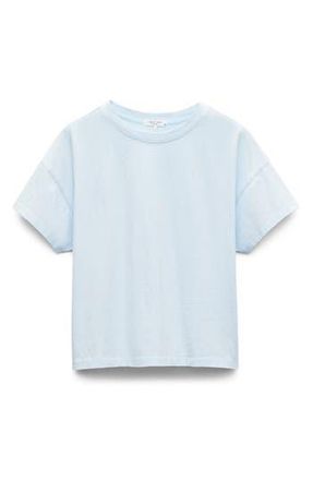 Rag & Bone Kelley Boxy Cotton Jersey T-Shirt in Sky Blue at Nordstrom Rack, Size Medium