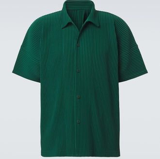 Homme Pliss&eacute; Issey Miyake Homme Pliss&eacute; Issey Miyake Monthly Colors: May pleated shirt