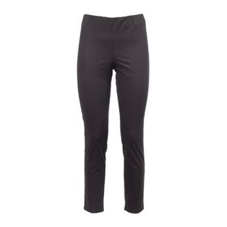 Le Tricot Perugia Broeken, Dames, Zwart, 2Xs, Katoen, Skinny Broeken