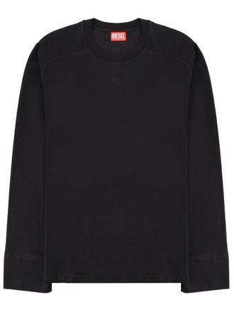 Diesel Kristian Cotton Cut-Out Long-Sleeve T-Shirt