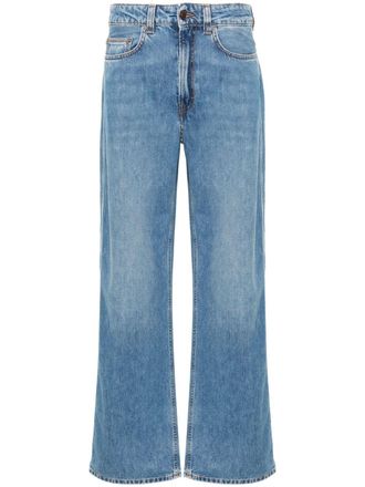 Haikure Jeans a gamba ampia Winona - Blu