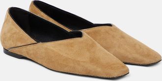 Toteme The Everyday Flat suede ballet flats
