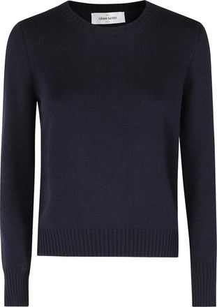 Gran Sasso Wollen trui met ronde hals - Blauw