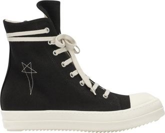 Rick Owens Black HIgh-top Sneakers