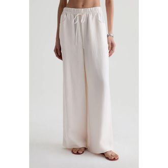 AG - Adriano Goldschmied Century Drawstring Pants in Champagne at Nordstrom, Size X-Small