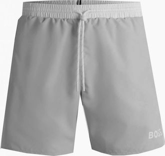 HUGO BOSS Mens Hugo Boss Mens Grey Starfish Swim Shorts - Size: 37/36/32