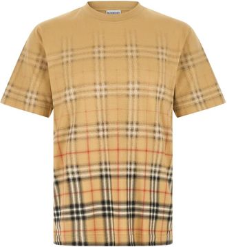 Burberry Sand Beige Check T-shirt