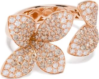 Pasquale Bruni Anello Giardini Segreti in oro rosa 18 carati con diamanti