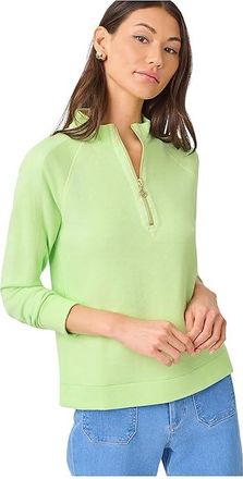 Lilly Pulitzer Ashlee Pullover Womens Sweatshirt Pistachio Macaron : XXS, Cotton/Polyester