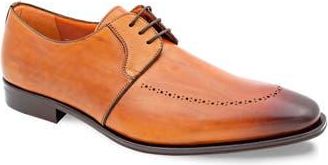 Mezlan Apron Toe Derby in Cognac Rust at Nordstrom Rack, Size 11.5
