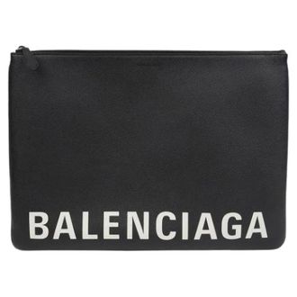Balenciaga Pre-owned Clutches, female, Black, Size: ONE SIZE Pre-owned Clutch 579550