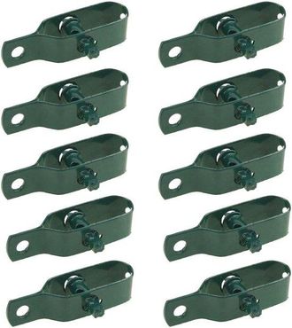 OEM Tensores De Alambre - 10 Unidades - Tensores - 100 Mm - Adecuados Para Alambre De Acero Con Un Di&aacute;metro De 1-2,5 Mm - Verde