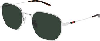 Gucci Green Geometric Mens Sunglasses GG2095S 002 52