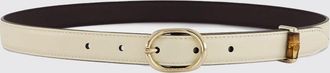 Gucci Cintura in pelle Gucci con fibbia ovale
