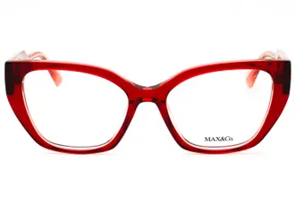Max & Co. MO5129 Cat-Eye Acetate Eyeglasses - Red