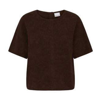 Ichi Ichi, Truien & Vesten, Dames, Bruin, S, Round-neck Truien