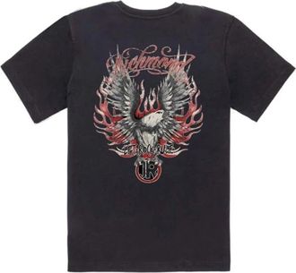 John Richmond Iconic Graphic T-shirt - Heren - T-shirts - Zwart - M - Tops