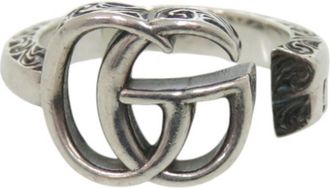 Gucci Silver Silver 925 Band Ring (Pre-Owned)