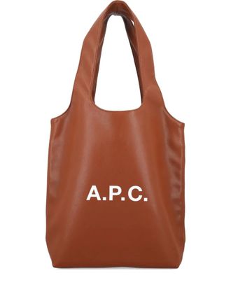 A.P.C. Shopper met logo - Bruin