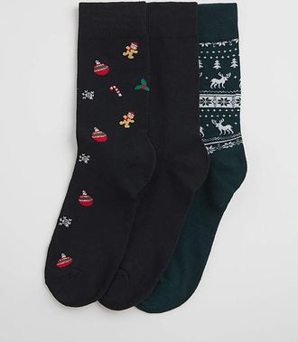 Jack & Jones Jack & Jones Christmas Socks 3 Pack